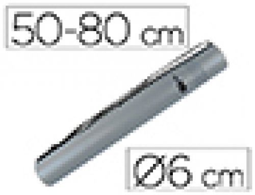 Tubo porta desenhos extensivel 80 cm cinza , Liderpapel , 36141 , 8423473361416